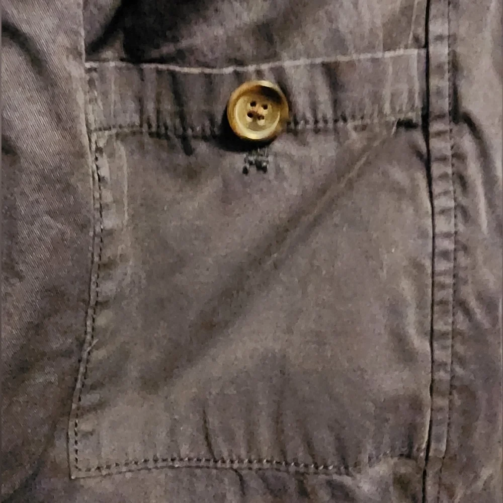J. Crew Men's Washed Worn Authentic Vintage Style Broken In Jacket Size XL Blue